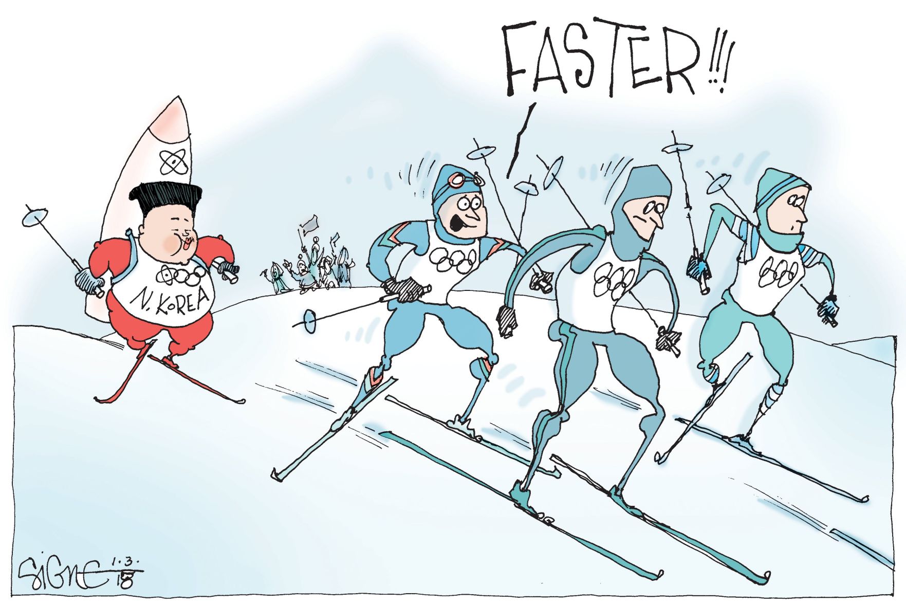 Signe Wilkinson cartoon